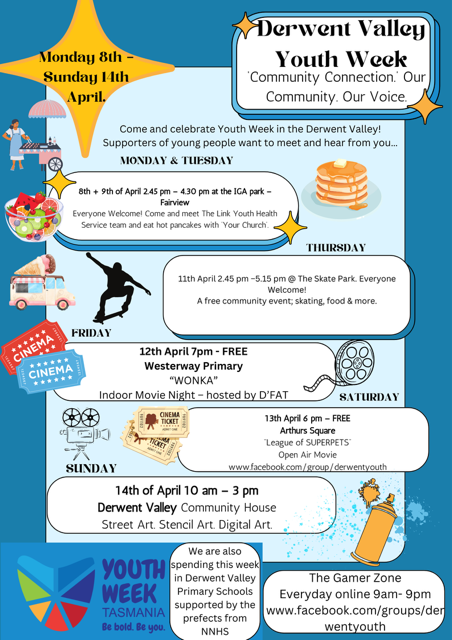 Celebrating Youth Week in the Derwent Valley! | Youth Network of Tasmania